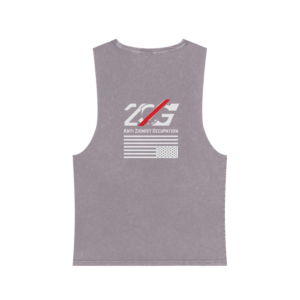 Revelation 3-9 Anti-ZOG Vintage Stone Wash Sleeveless Tee