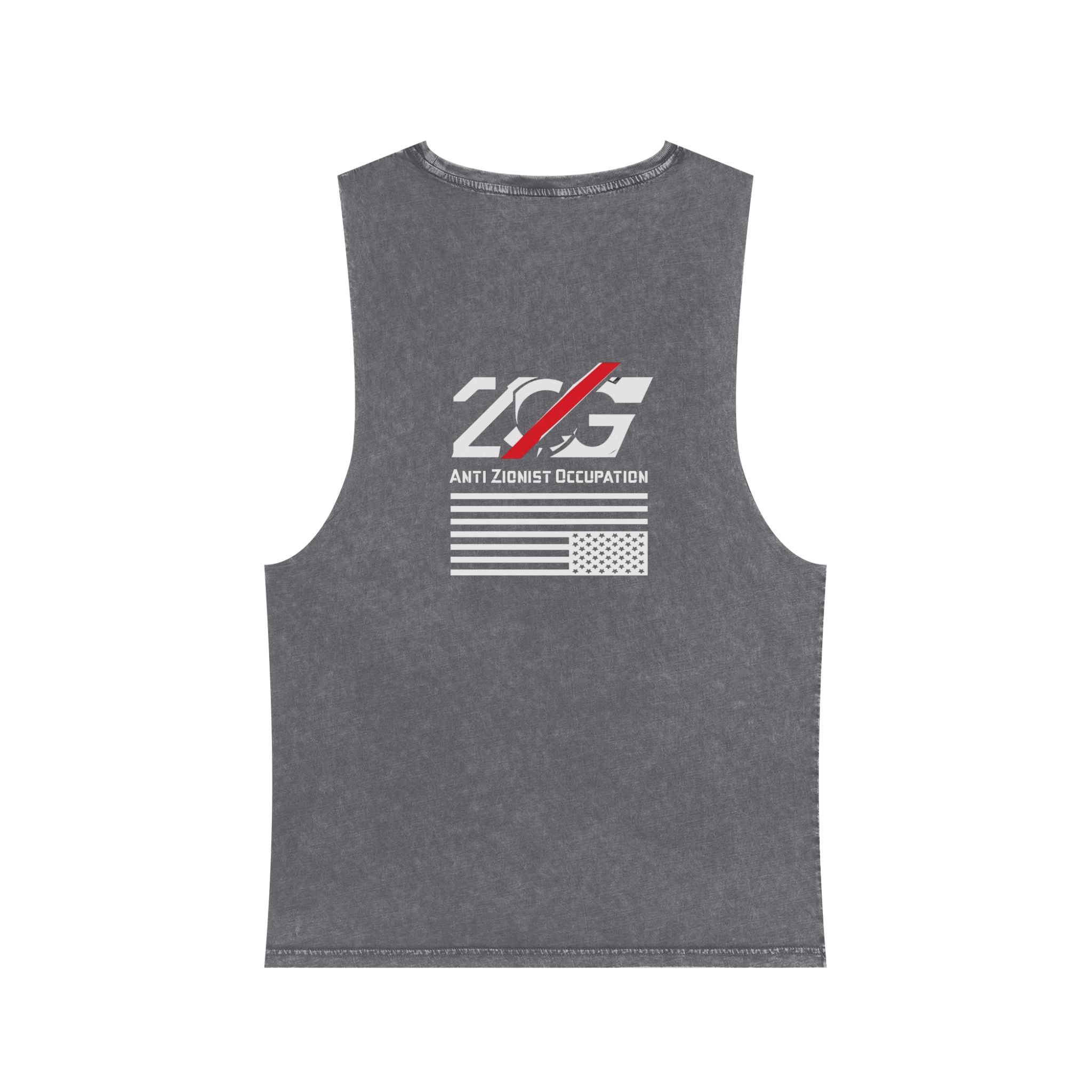 Revelation 3-9 Anti-ZOG Vintage Stone Wash Sleeveless Tee