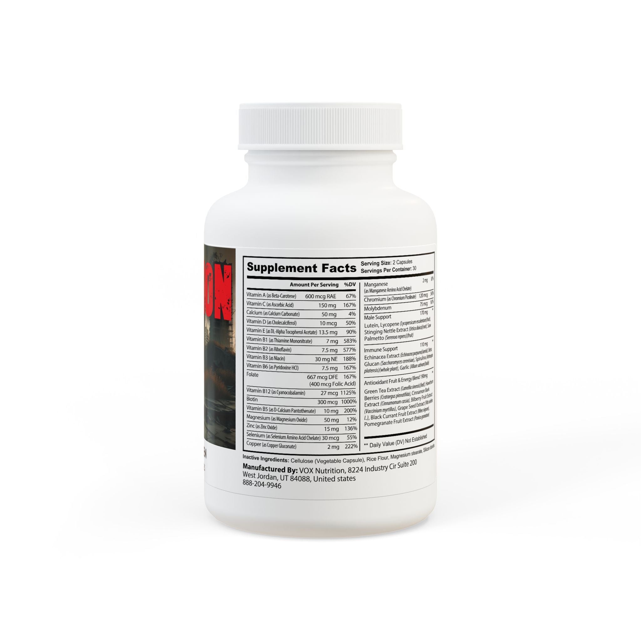 ASCENSION:  SUSTAIN (Multivitamin for Men Supplement, 60 Capsules)