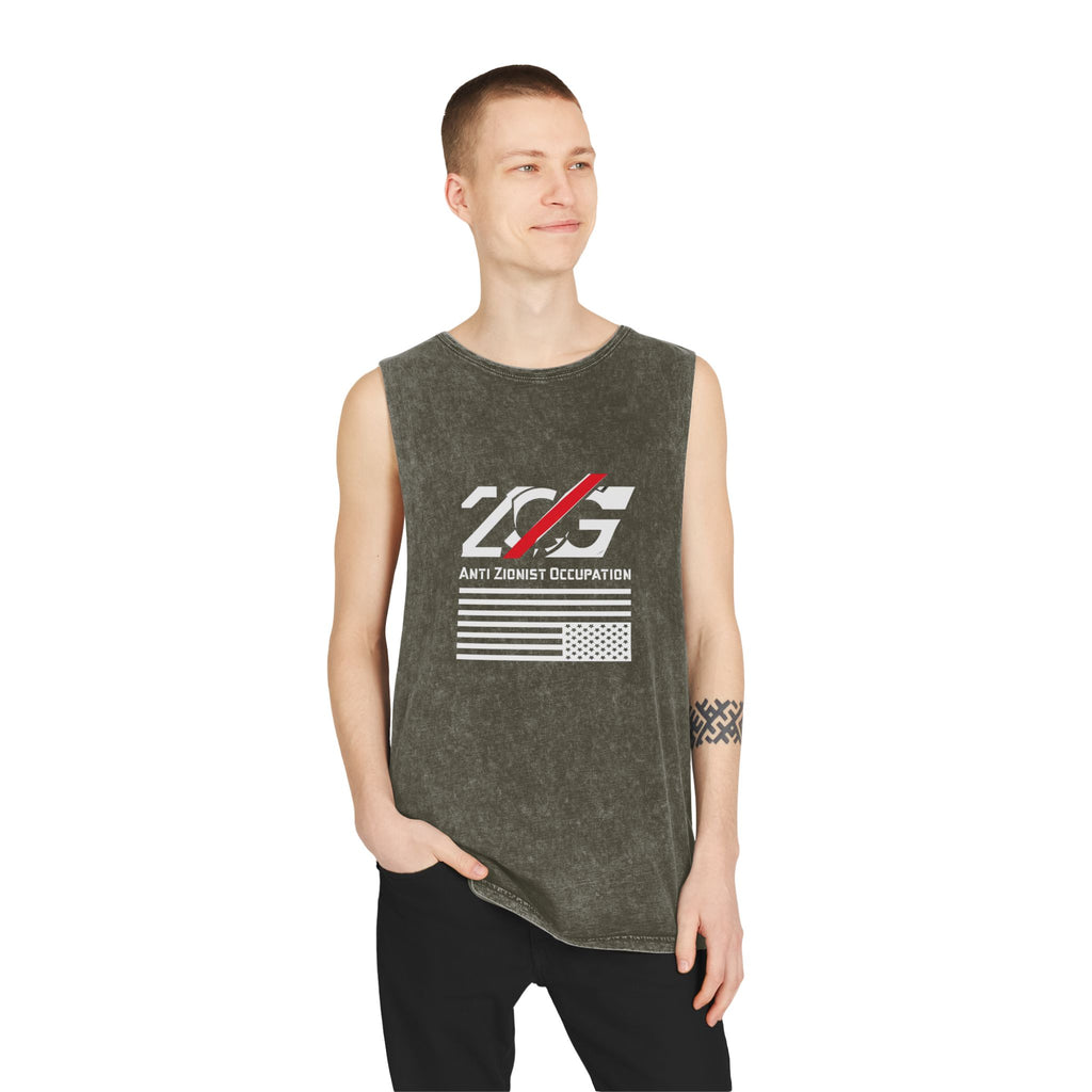 Vintage Stone Wash Anti-ZOG Tank Top