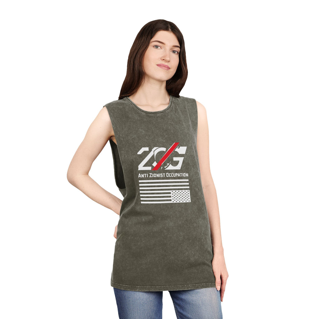 Vintage Stone Wash Anti-ZOG Tank Top