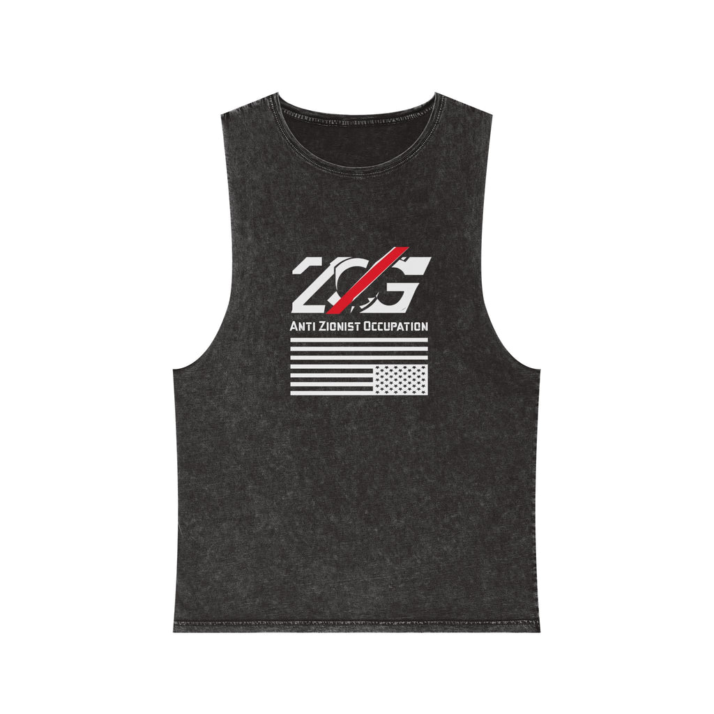 Vintage Stone Wash Anti-ZOG Tank Top