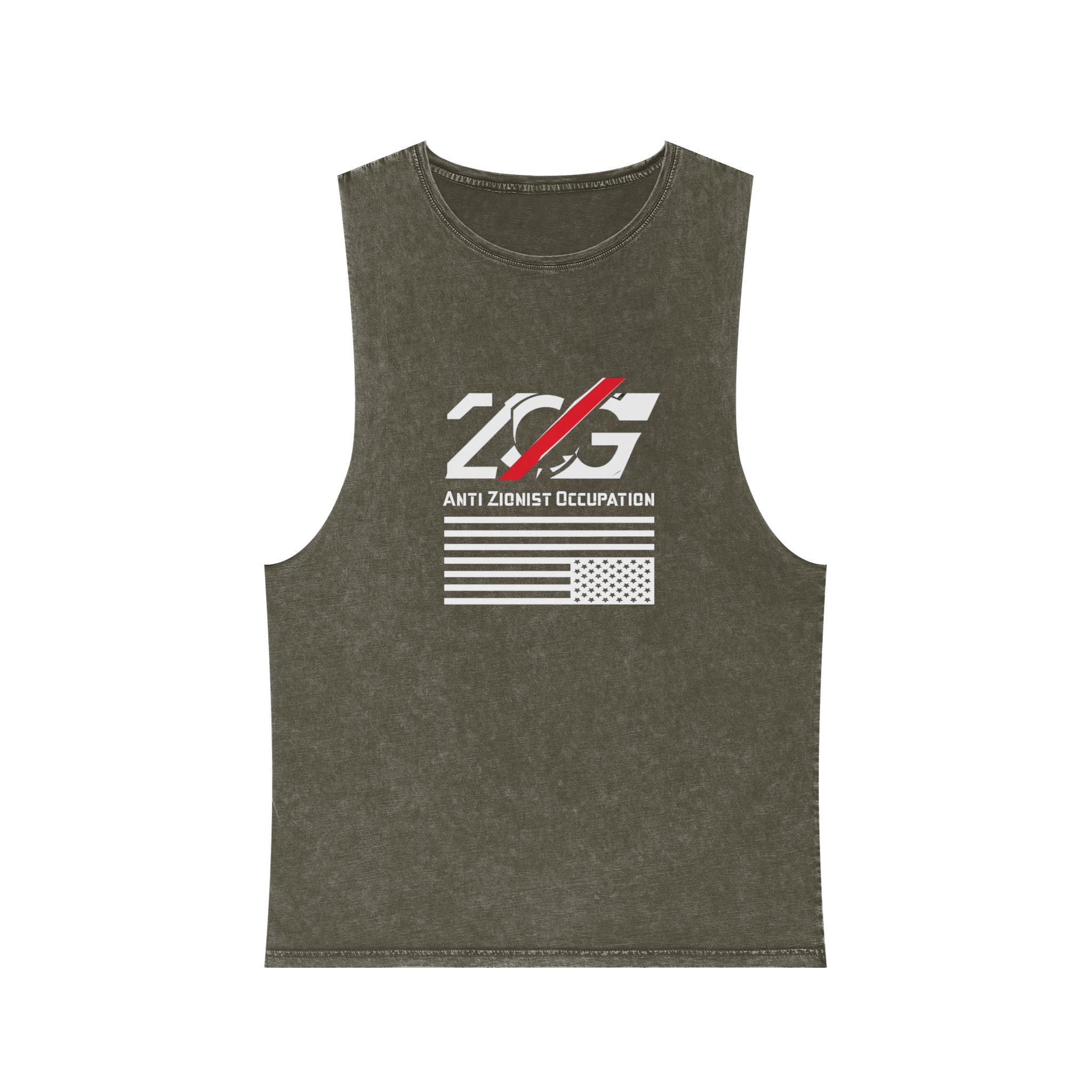 Vintage Stone Wash Anti-ZOG Tank Top