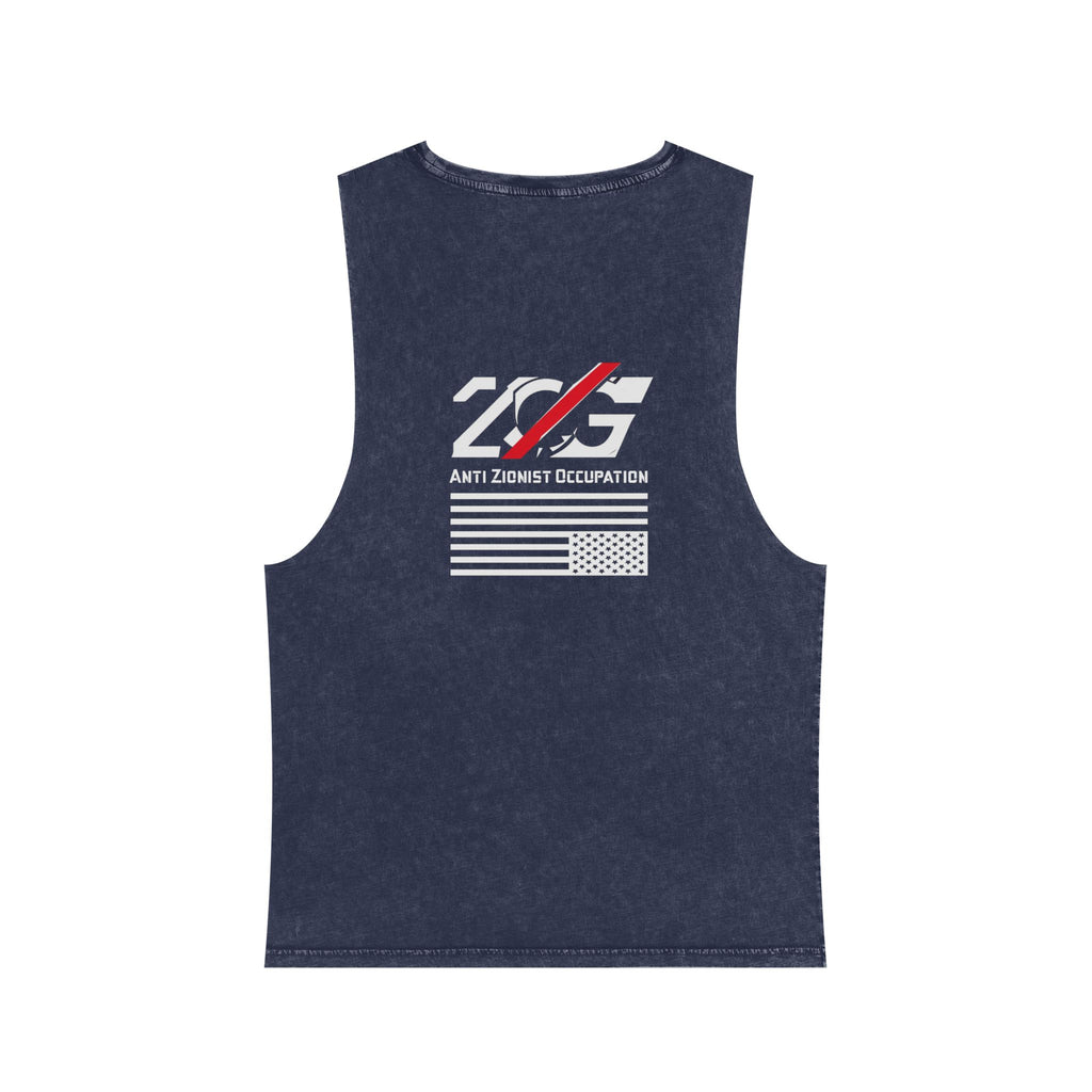 Revelation 3-9 Anti-ZOG Vintage Stone Wash Sleeveless Tee